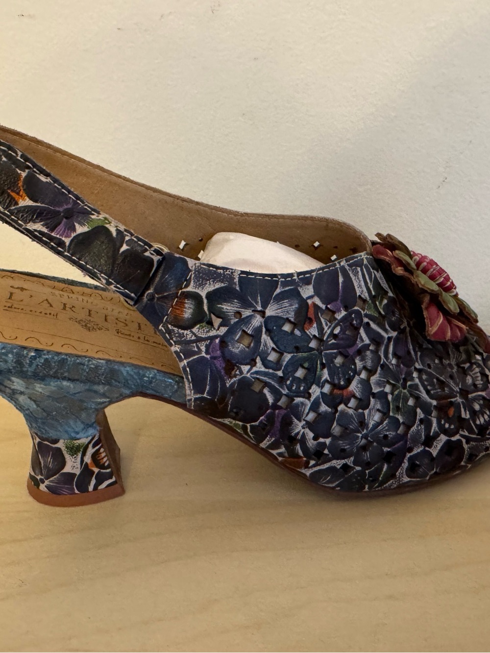 L’Artiste Floral High Heels | Size 9 (EU 40) - Picture 5 of 13